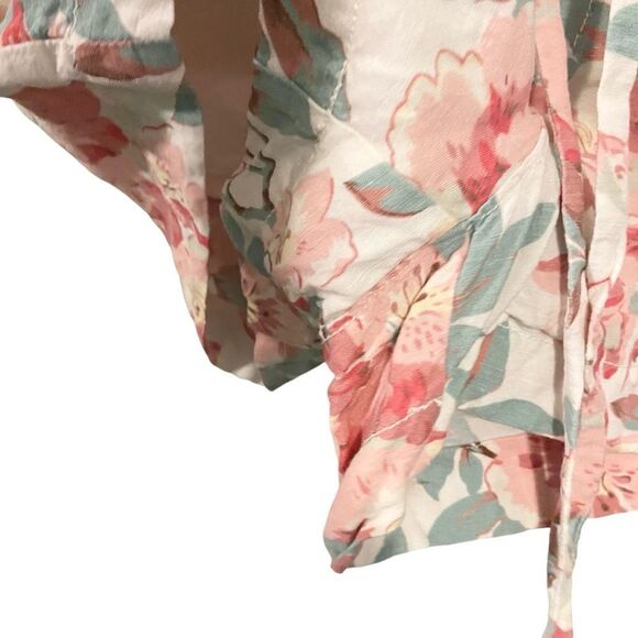 Loft Floral Drawstring Shorts in Size Medium - Picture 7 of 9